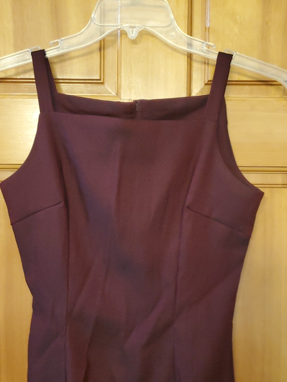 La Belle Size 3 Juniors Classic Sleeveless Sheath Dress in Dark Plum Vintage Y2K - Picture 4 of 6